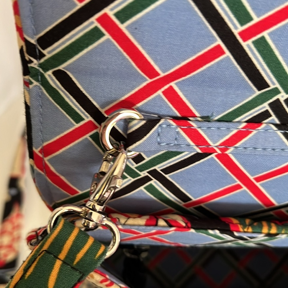Vera Bradley Julia Versailles Pattern Top Handle & Convertible Detachable Strap - Picture 8 of 16